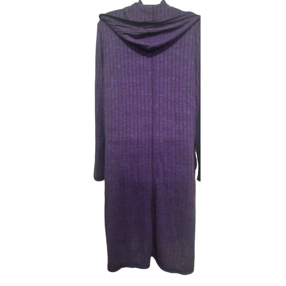 Chico's Zenergy 2-Piece Duster Cardigan & Tank Set, Purple, Sz 2 (12) - Picture 5 of 8
